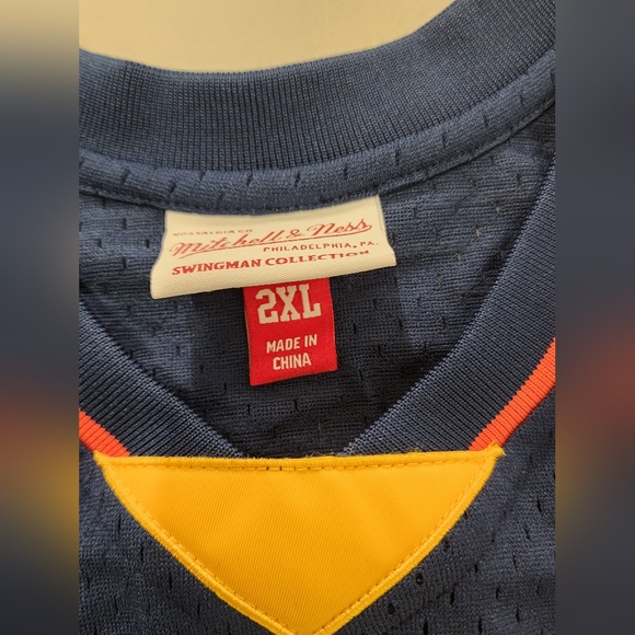 Mitchell & Ness Stephen Curry Golden State Warriors 2009-10 Jersey Size 2XL - Picture 4 of 9